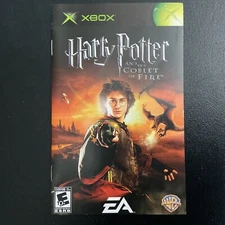 Harry Potter and the Goblet of Fire Microsoft XBOX Instruction Manual Only
