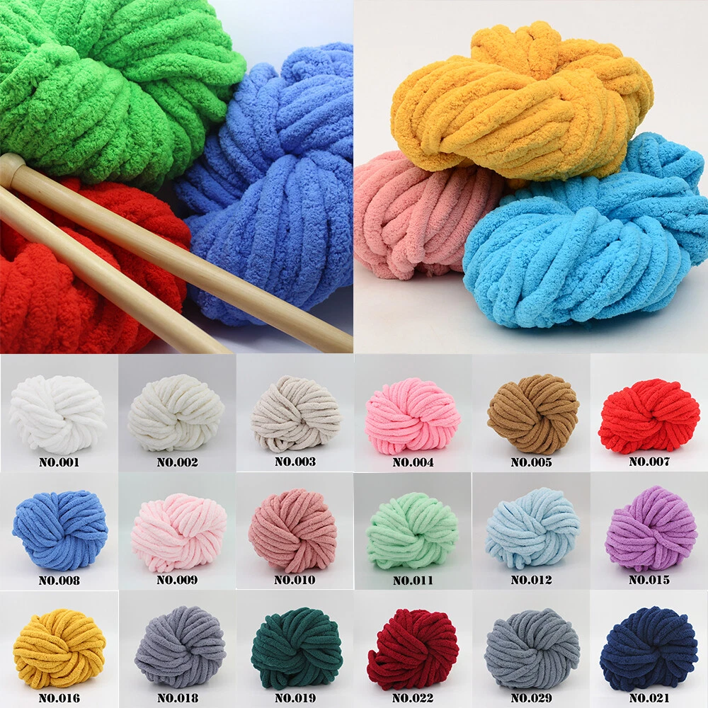 Chenille Yarn, FREE SHIPPING, Chunky Chenille Yarn, Hand Knitting Yarn,  Blanket Yarn 