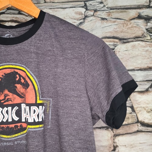 Universal Studios grafisches Damen-T-Shirt Oberteil Größe Medium Jurassic Park grau - Bild 6 von 12