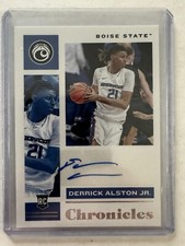 2021 Panini Chronicles Draft Picks Derrick Alston Jr. #CR-DAJ Signatures