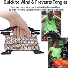 Paracord Winder Fishing Line Cable Bobbins Rope Organizer Tool for Holding