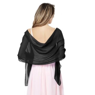 dress shawls and wraps BANETTETA Silver for Evening Dresses Silver for Formal Shawl for Evening Wear Transparent Scarf for Dresses Womens Shawl for Wedding Guest at Amazon Women's Clothing store vnement occasion Sparkling Metallic Shawls and Wraps