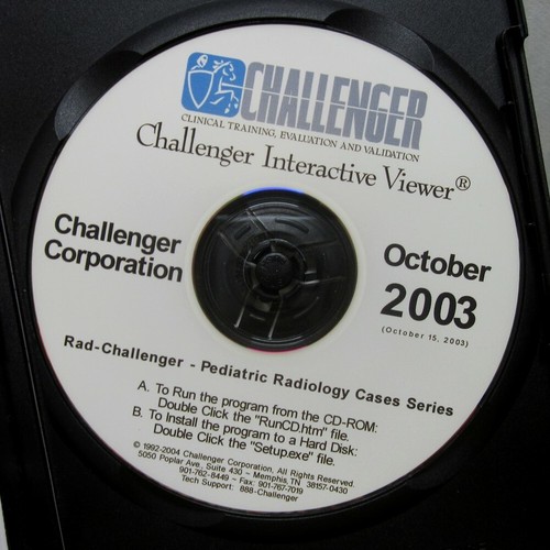 RAD-CHALLENGER Kinderradiologie Koffer Serie CD-Rom hochauflösende Röntgen 2003 - Bild 2 von 3
