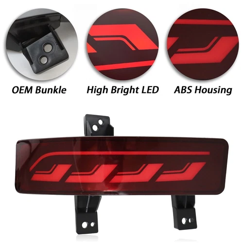 For 2020-2022 Honda CRV LED Rear Bumper Reflector Fog Light Turn Signal Light - Picture 7 of 21