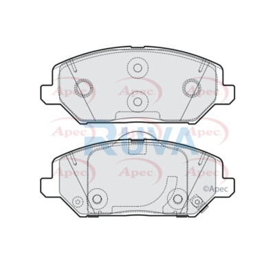 Fits Hyundai i30 2017- 1.0 1.4 1.5 1.6 CRDi Ruva Front Brake Pads Set
