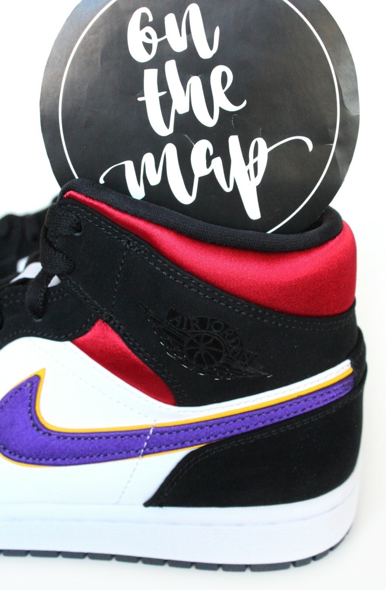 Nike Air Jordan 1 Retro Mid SE Rivals Top 3 Blue Red Purple