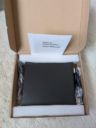 USB SLIM PORTABLE OPTICAL DRIVE NEW 2.0 - Picture 1 of 2