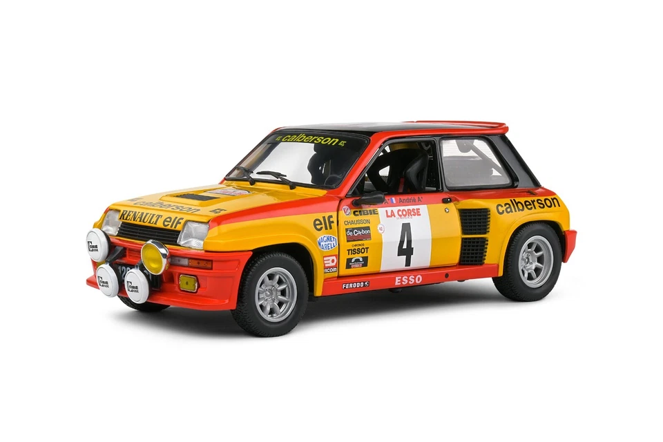 SOLIDO RENAULT 5 TURBO TOUR DE CORSE 1980 RAGNOTTI/ANDRIE 1:18 NEUF BOITE - Photo 2/4