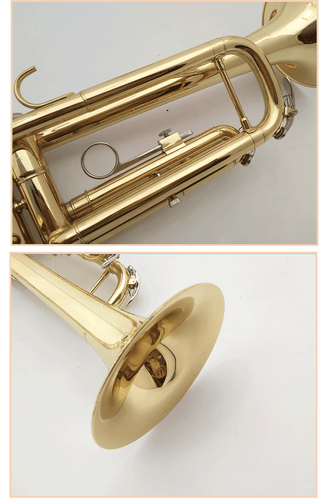 Small Instruments, Western Brass, Adult Band Playing Lacquer Gold - Picture 6 of 7