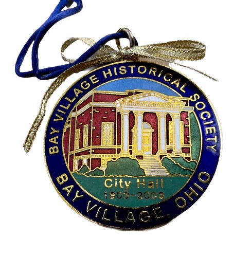 Bay Village Ohio City Hall Christmas Ornament 1902-2003 - Picture 2 of 3