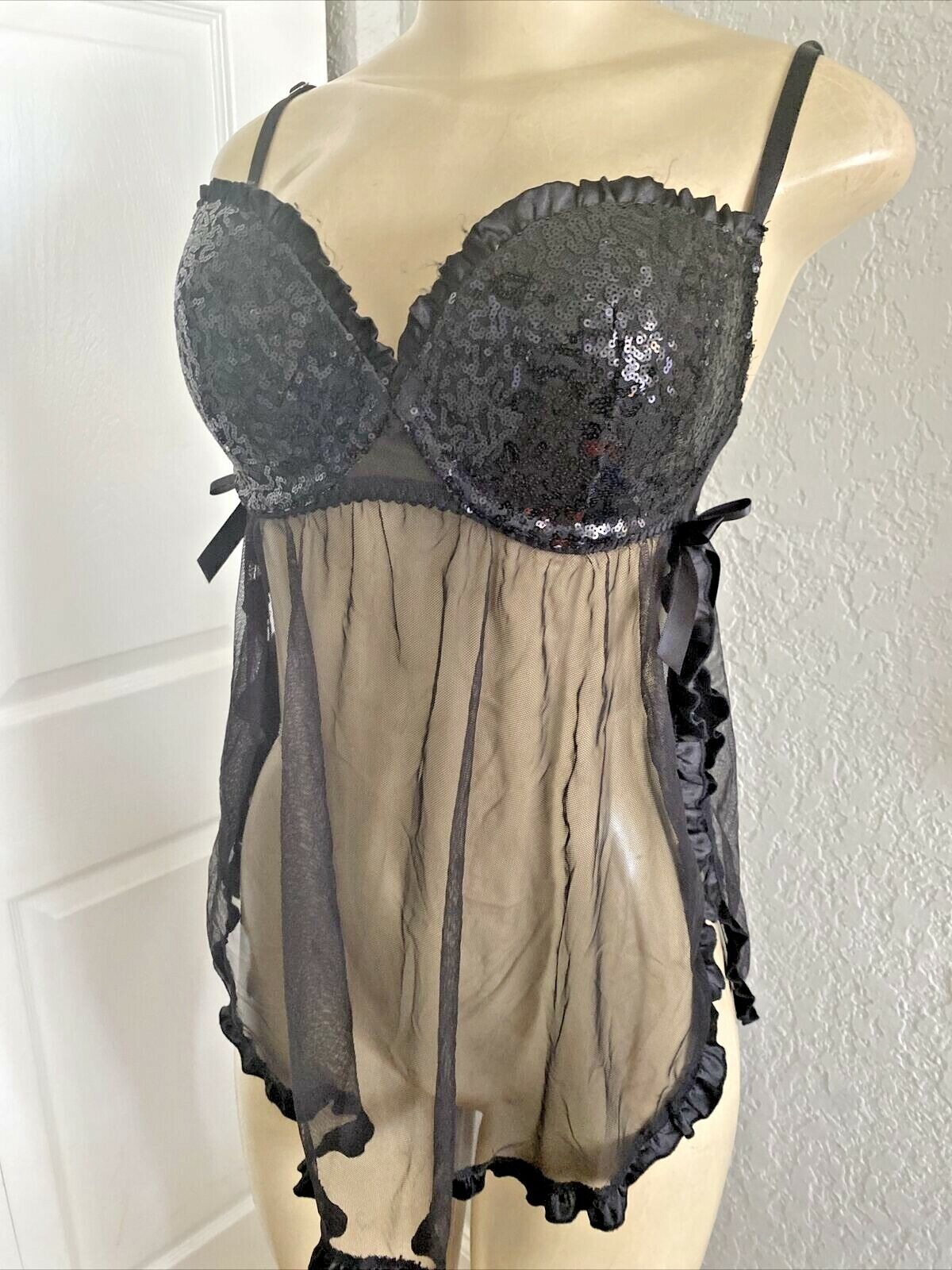 SEXY LITTLE THINGS Victorias Secret Sheer Babydol… - image 1
