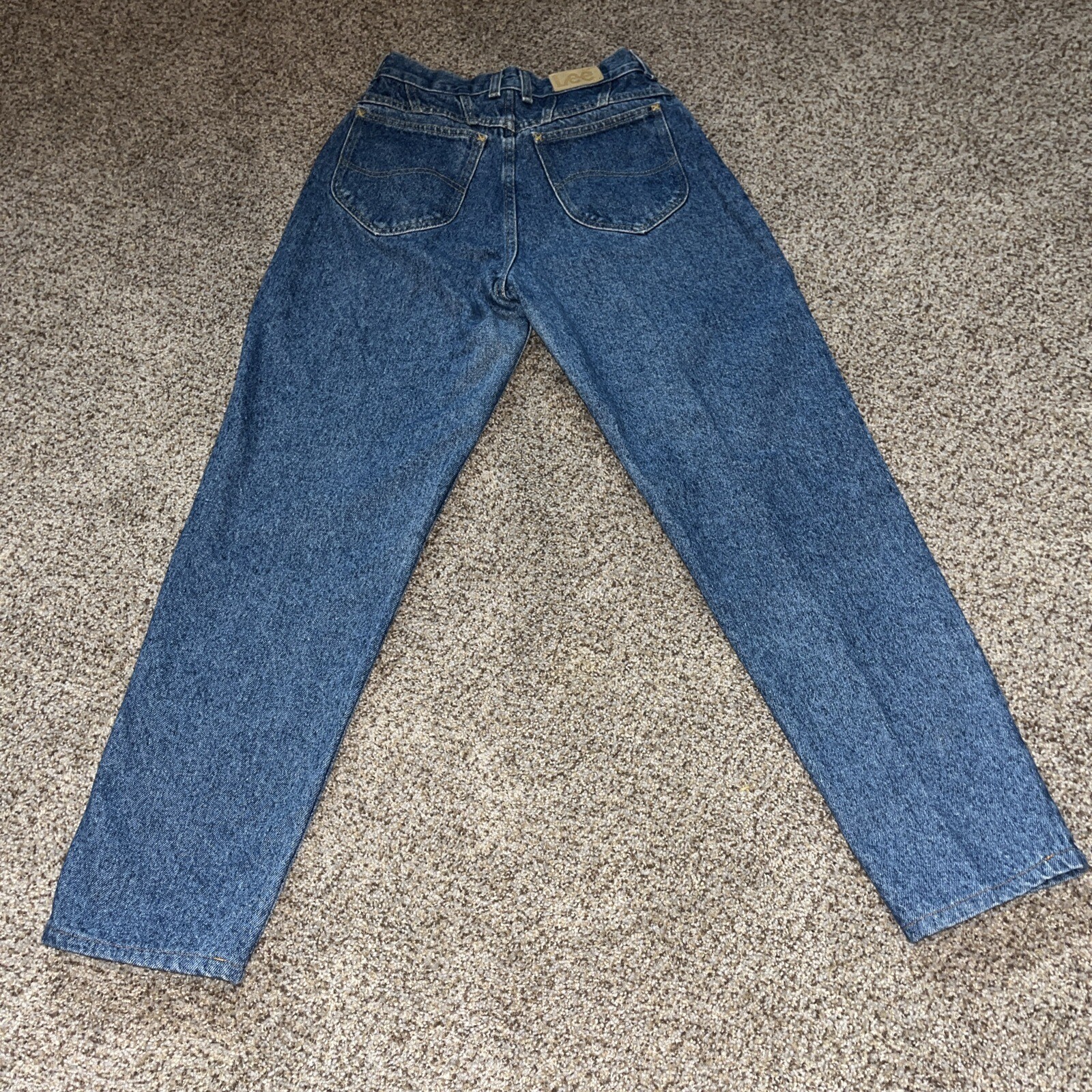 Vintage LEE Womens High Rise Taper Leg Jeans Size 8 (waist 24) - View 11
