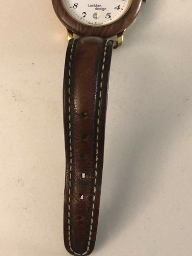 Daniel Mink LocMan Design with Wooden Case Mens Watch - Picture 6 of 7