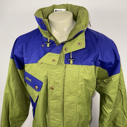 Vtg 80s 90s Ski Jacket Mens XL Serac Parka Colorblock Snow Coat Retro Snowboard - Picture 3 of 23