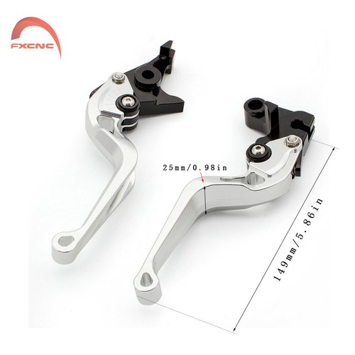 For Honda CNC 3D Camber Brake Clutch Levers CB1000R 2008-2013 2014 2015 2016 - Picture 6 of 18