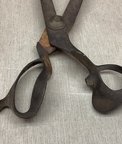 VINTAGE J. WISS & SONS NEWARK NJ USA 13" SCISSORS / SHEARS - Picture 4 of 6