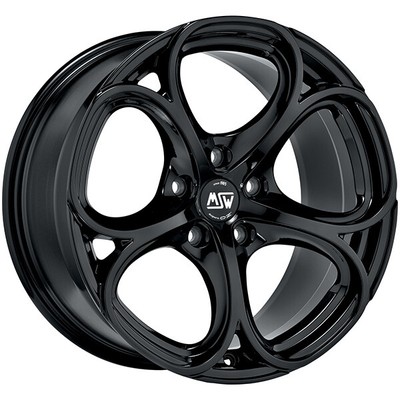 ALLOY WHEEL MSW MSW 82 FOR ALFA ROMEO BRERA 2005-2010 8X18 5X110 GLOSS BLAC UZE
