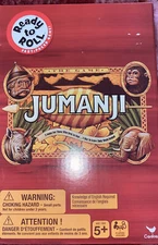 Jumanji Board Game Travel Ready-to-roll Fast paced game  Ages 5+