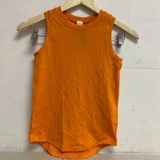 DSG Women's Seamless Tank Top Fresh Tangerine Sleeveless Solid DAW13105