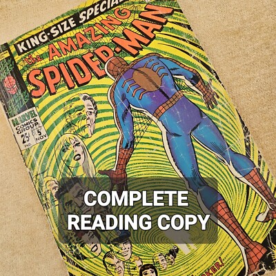 5 AMAZING SPIDER-MAN King Size Special W Parents Marvel Comics