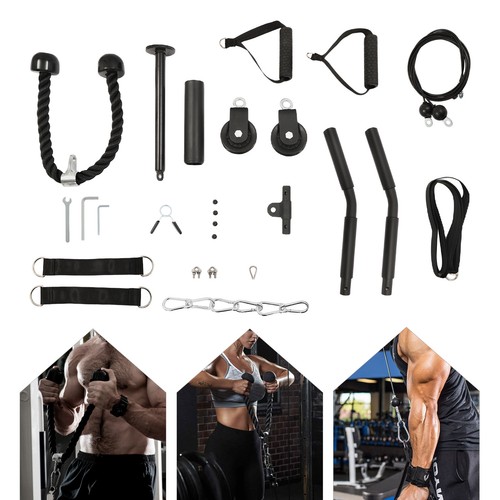 Gimnasio Sistema de cable Peso del cable Sistema de polea Fitness Cable Juego de tren de peto - Imagen 16 de 18