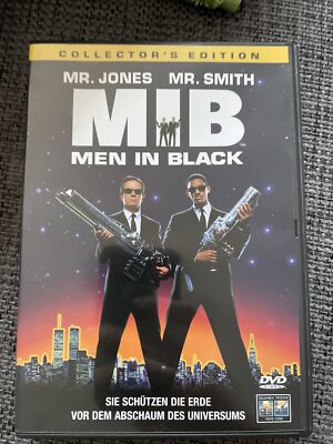 MIB MEN IN BLACK DVD DIGITAL VERSATILE DISC VIDEO FILM ACTION COMEDY FSK 12 OVP