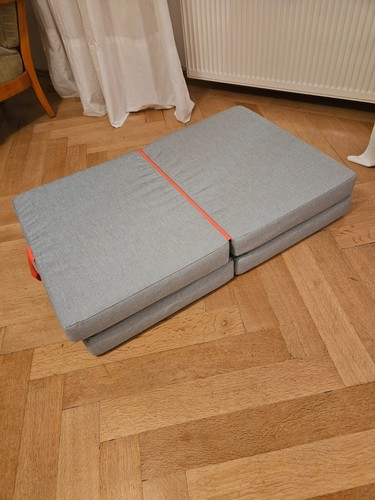 Matratze/Sitzkissen faltbar, IKEA, 62x193, grau, neuzustand - Bild 5 von 11