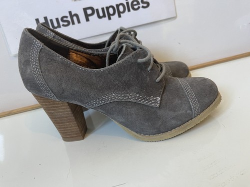 Hush Puppies Heels Leather Shoes Size UK 4 EU 37 - Picture 3 of 11