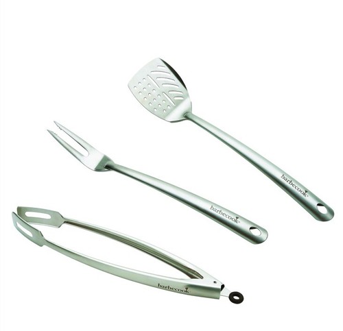BNIB BARBECOOK BARBECUE STAINLESS STEEL UTENSILS TOOL SET  £58 - Picture 2 of 4