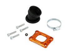 Set: CNC Ansaugstutzen Stage6 360°, Orange -...