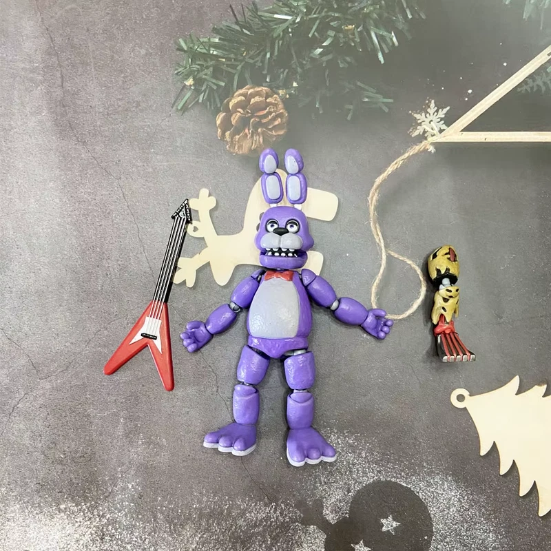 FREDDY'S AT FNNAF FIVE NIGHTS Springtrap SET of 5 Articulated Action Figures - Image 4 of 4