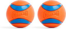 17001 2.5-Inch Ultra Ball 2 Pack, Medium, Orange/Blue