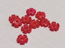 PLAYMOBIL x10 DARK PINK FLOWERS PLANTS BOUQUET PLANT GARDEN NATIVITY FOREST...