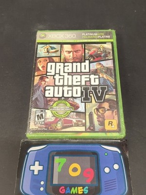 SEALED Grand Theft Auto IV -- Platinum Hits Edition (Microsoft Xbox 360) NEW