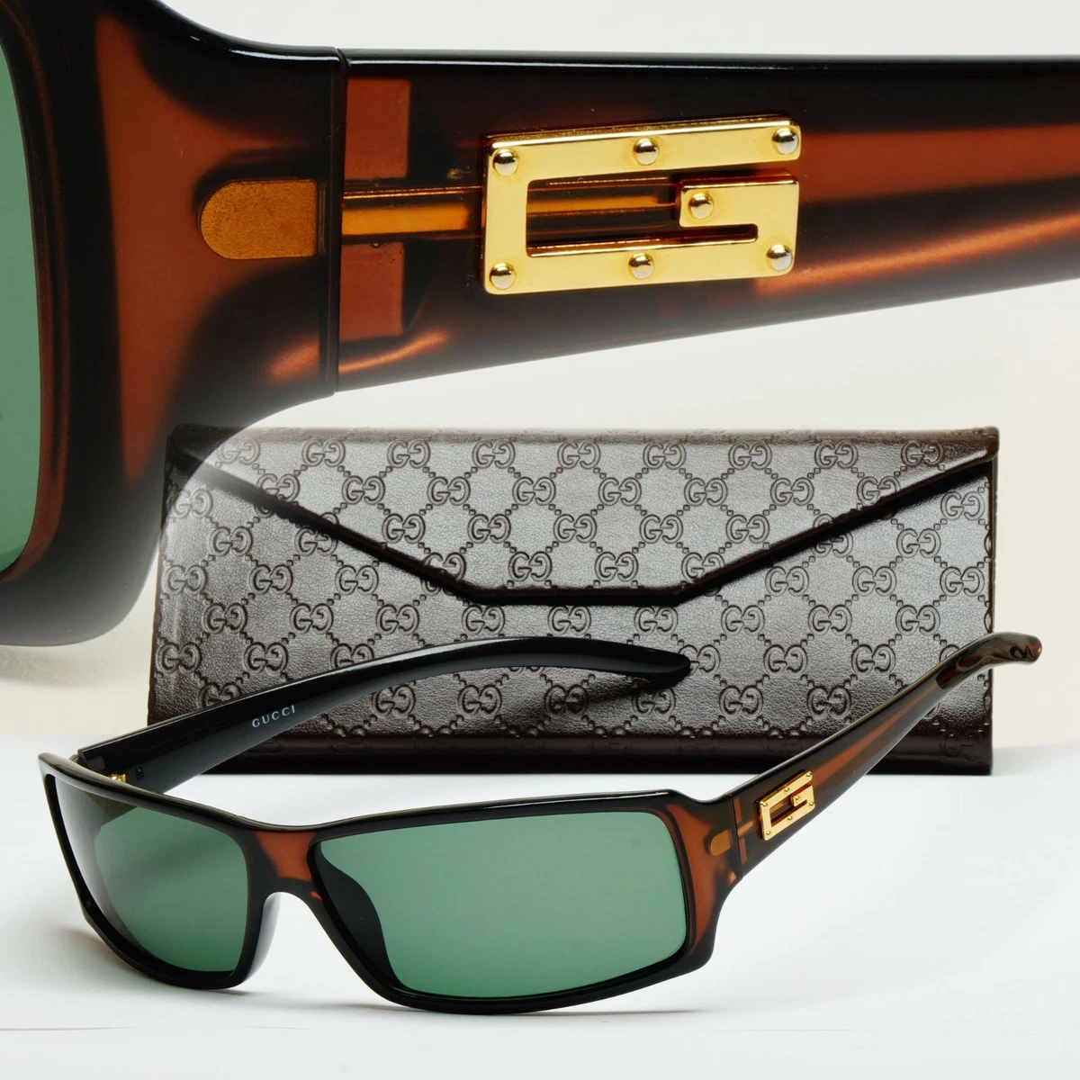 Preços baixos em Gucci com Óculos de Sol Vintage para Homens | eBay