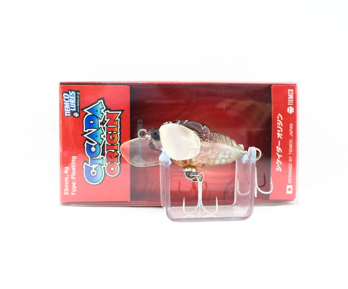 Leurre Flottant Tiemco Cicada Origin - 35mm, 4g - Avec Grelot - Pour Truite
