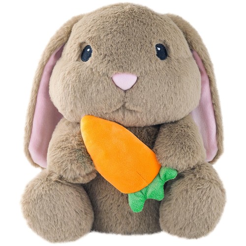 Bunny Rabbit Plush Stuffed Animals with Carrot, 9.8" Easter Stuffed Bunny Ani...