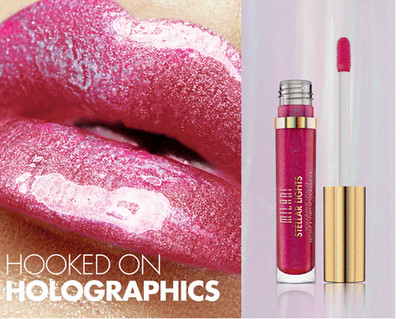 MILANI STELLAR Lights, Holographic Lip Gloss 05 FLUORESCENT FUCSIA