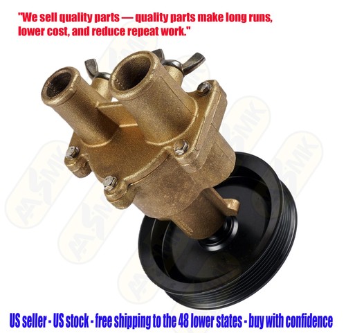 46-8M0139995 8M0137216 RAW SEA WATER PUMP FOR MERCRUISER 4.3 5.0 5.7 6.2 8.2L–US - Picture 9 of 17