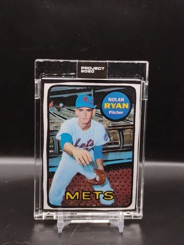 2020 Topps Project 2020 1969 Topps /64629 Nolan Ryan by Joshua Vides #87 HOF