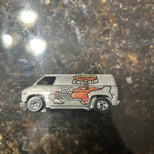 VTG 1974 Hot Wheels Blackwall California Cruisin Super Van Chrome Tampo Paint