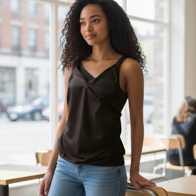 JEAN PAUL GAULTIER Target Black Twist Ruched Tank Y2K Vintage | eBay