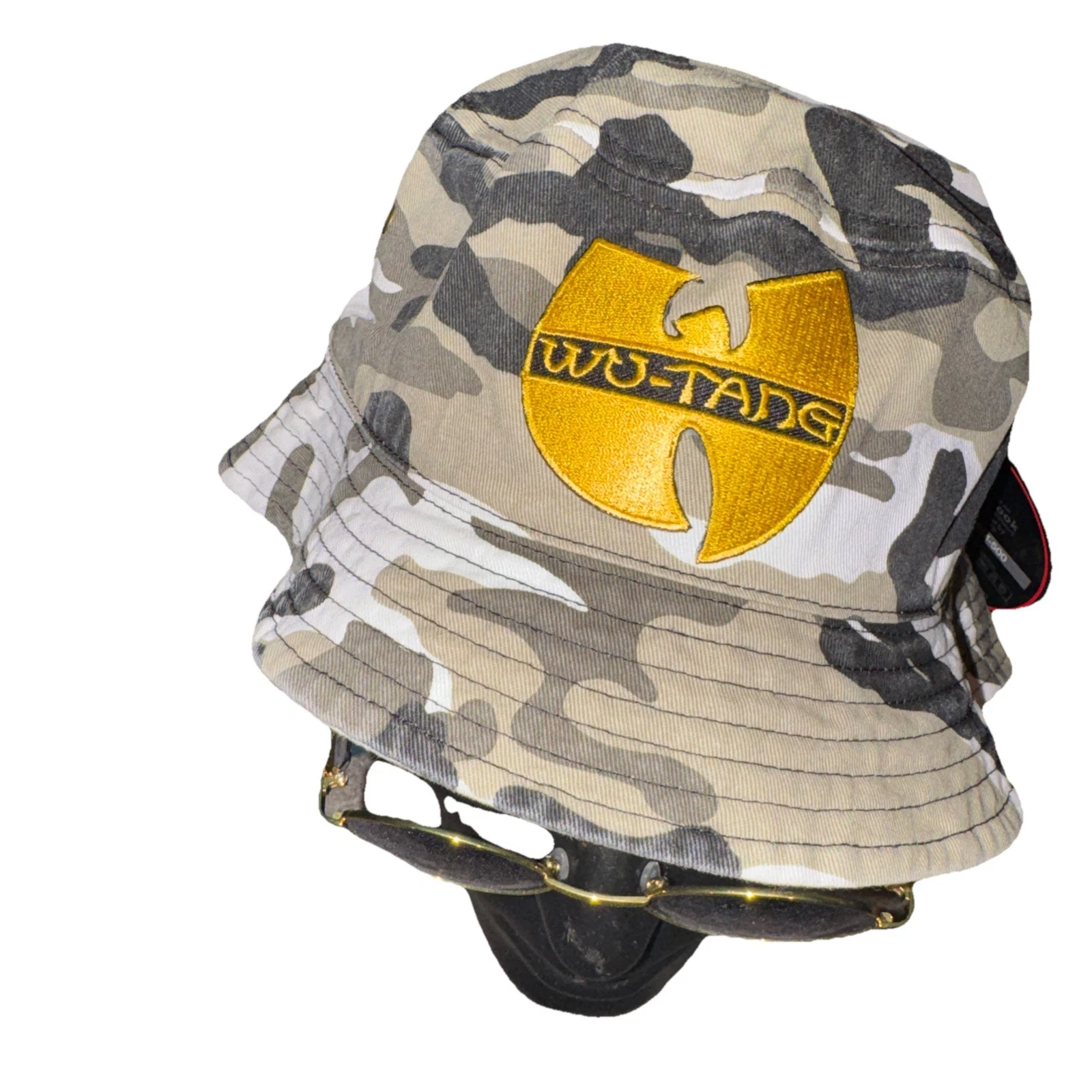 Shaolin Wu Clan Patch Hip Hop Rap Bucket Hat Camo Size L/XL