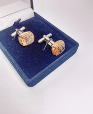 Vintage Omega Watch Movement Cufflinks - Authentic