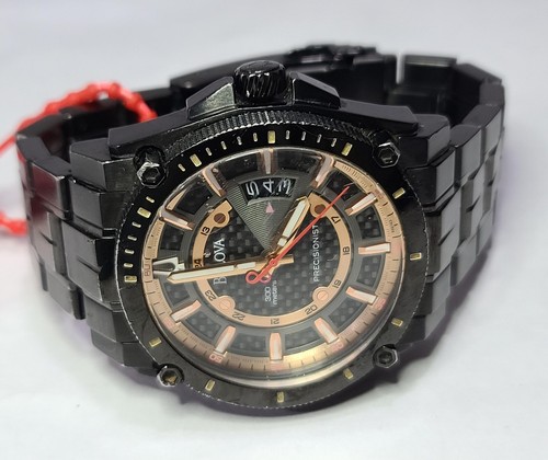98B143 BULOVA PRECISIONIST CHARCOAL GREY DIAL WATCH FOR MEN RTN-9-EB-9 - Picture 11 of 19