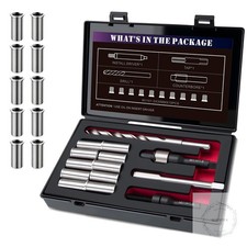 M11X1.5 Metric Thread Repair Kit with Insert HSS Drill, Tap, Counterbore, Instal