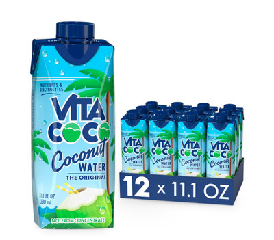 Vita Coco Coconut Water, Pure Organic, Refreshing Coconut Taste, Pack Of 12
