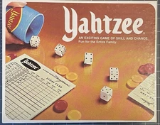 Vintage 1978 Yahtzee Game – Never Played, Pieces Sealed - Cup Missing Label