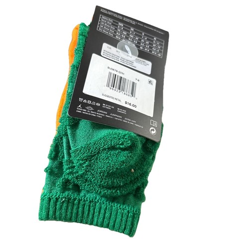 MJ Flight Boy's Cushioned Crew Cut Athletic Socks Multicolor Small 3Y-5Y - Picture 2 of 3