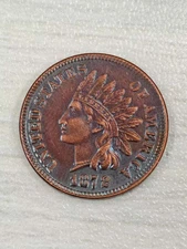 ----Hot！1872 Indian Head Penny Extremely Fine As shown in the figure----